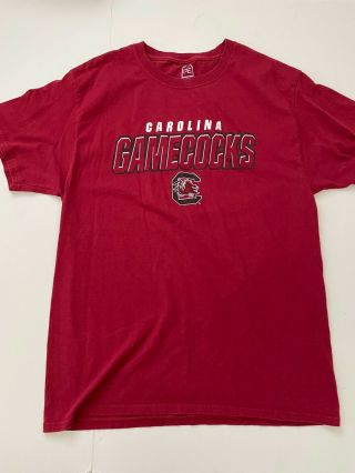 Usc University Of South Carolina Gamecocks Short Sleeve Shirt Adult Large L