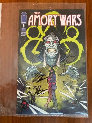 Rare Signed Autographed By Coheed And Cambria The Amory Wars 1 Variant Cover