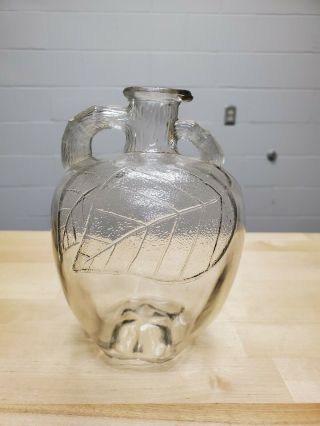 Antique 1920s White House Apple Cider Vinegar Glass Jug Jar Bottle 7 " No.  3
