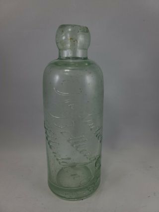 Vintage Hutch Horlacher Bottling Co.  Allentown,  Pa.  Aqua Antique
