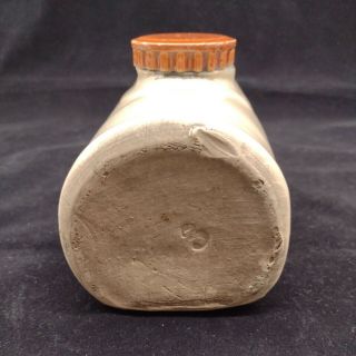 Vintage Stoneware Bed / Foot Warmer Hot Water Bottle & Stopper 2