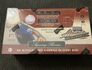 2001 Playoff Absolute Memorabilia Factory Baseball Hobby Box A - Rod Rare