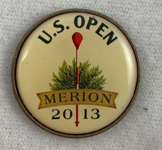 2013 U.  S.  Open Ball Marker - Merion Golf Club - Justin Rose Win