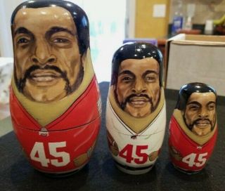 Thee Ohio State Buckeyes Archie Griffin Stackerdoll Russian - Style Nesting Dolls