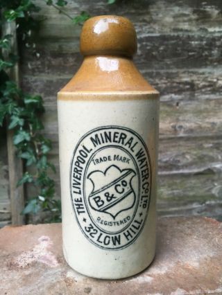 Liverpool Mineral Water Ginger Beer Bottle