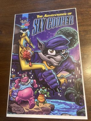Adventures Of Sly Cooper 1 - Sony - Comic Book - Rare -