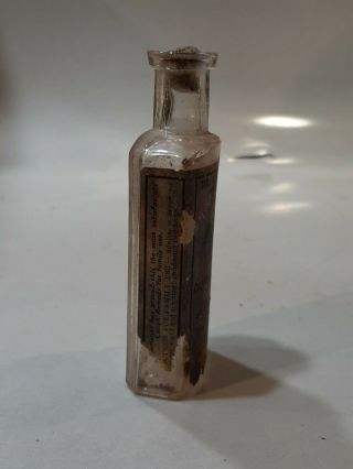 1906 Dr.  Lesure ' s Veterinary Cough & Cold Tonic BOTTLE Keene N.  H.  LABEL 2