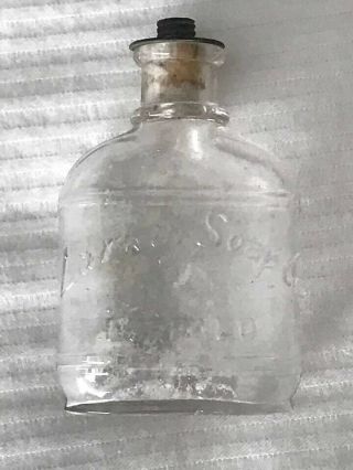 Antique Larkin Soap Co.  Modjeska Tooth Powder Bottle 3.  5 " Stopper