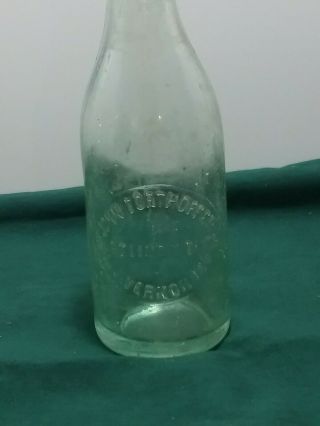John Forthoffer Bottling Mt.  Vernon Indiana Bottle