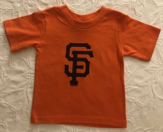 San Francisco Sf Giants T - Shirt Baby Infant Size 12 Months