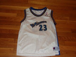 Champion Washington Wizards Michael Jordan Basketball Jersey Boys Large Exc.
