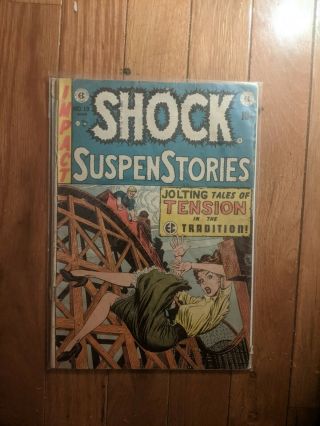 Shock Suspenstories 13 - Ec 1954 Wally Wood Frank Frazetta Kamen Cover