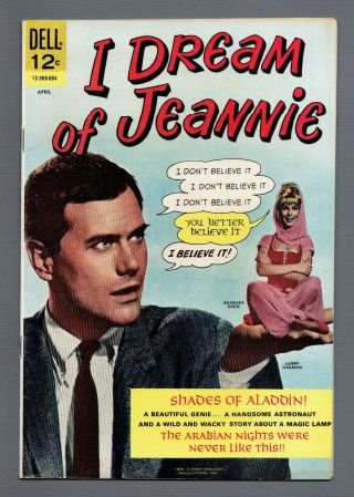 I Dream Of Jeannie 1 (dell 1966) – Tv – Mid - Grade - Barbara Eden – Photo Cover