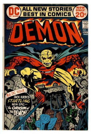 The Demon 1 Origin Jack Kirby 1st Appearance Etrigam Randu Dc Comics 1972