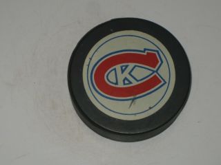 Kingston Canadians Puck Cmjhl Junior A Early 1970 