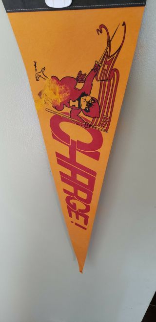 Iowa State Cyclones Vintage Ncaa Felt Pennant With Holder 8/28/21