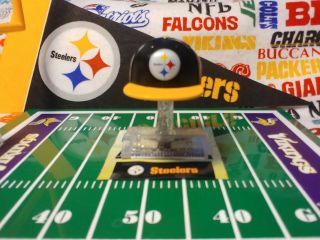 Nfl Mad Lids Series 2 Pittsburgh Steelers Mini Cap/stand/sticker Teenymates