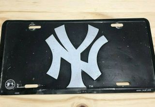 2008 Baseball Mlb York Yankees Ny Metal License Plate 2028
