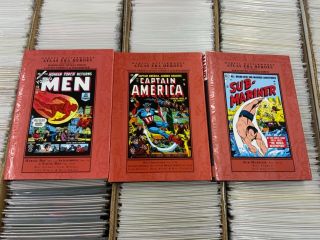 Marvel Masterworks Atlas Era Heroes Vol 1 2 3 Hc Set Human Torch Captain America