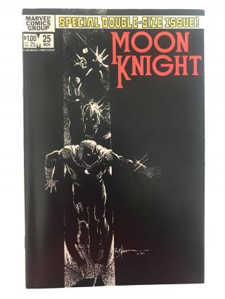 Moon Knight 25 - 1st App Black Spectre - Marvel 1982 Nm -