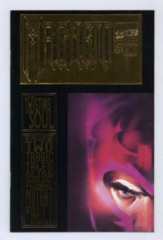 Magneto 0 Bill Sienkiewicz Limited Gold Foil Variant Vf - 7.  5 1993