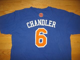 York Knicks Tyson Chandler 6 Nba Jersey T - Shirt By Adidas Go To Tee Xl