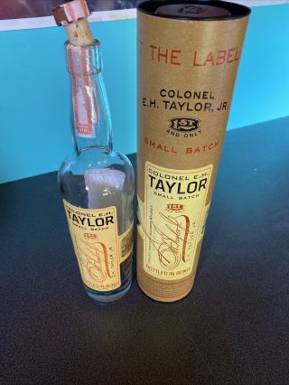 Colonel Eh Taylor Small Batch Bourbon Whiskey Tube & Bottle