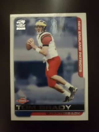 Tom Brady 2000 Pacific Paramount Rookie Card 138 England Patriots