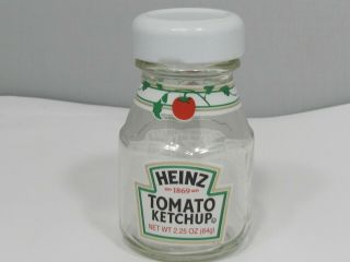 Curio Glass 2.  25 Oz.  Bottle From The Heinz Ketchup Company,  Inc.