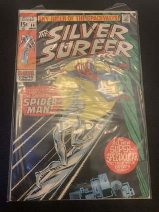 The Silver Surfer 14 Marvel 1970 Buscema And Lee