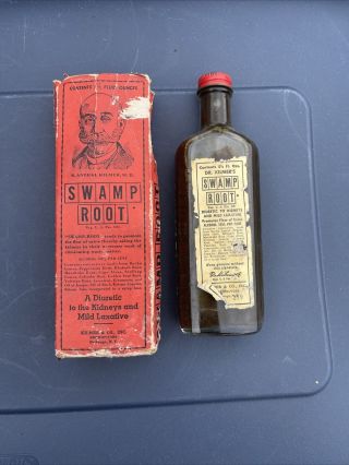 Dr.  Kilmer’s Swamp Root Bottle And Box