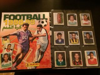 Panini Football Morocco 1998 1999 Complete Stickers Set,  Album Rare Arabic
