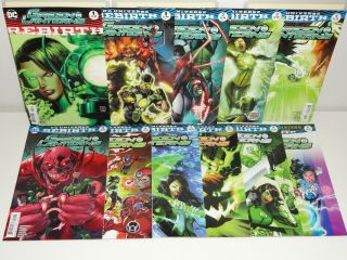 Dc Green Lanterns Rebirth Complete Set 1 - 57 Annual 1 Jessica Cruz Vf/nm 2016