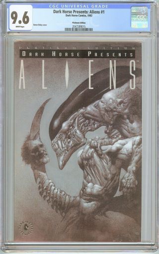Dark Horse Presents Aliens 1 Cgc 9.  6 White Pages 2047289015 Platinum Edition