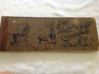 1910 Mutt And Jeff Cartoons Book By Bud Fisher,  Pittsburgh Gazette Times