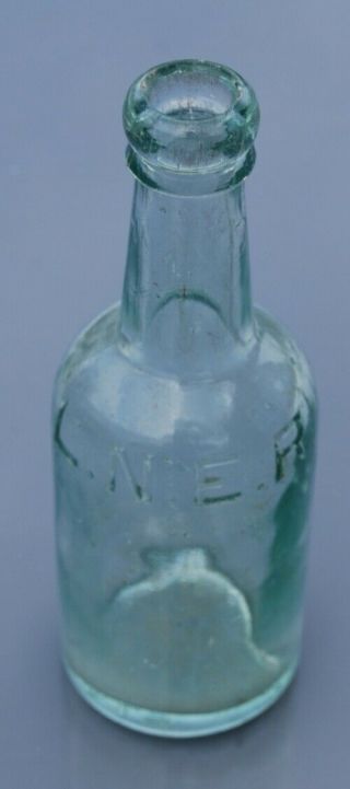 Lner Branded Mineral Water Glass Bottle London North Eastern Railway