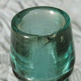 Antique Teal Blue Glass J.  A.  SEITZ Beer Bottle,  Easton,  PA 3