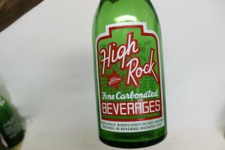 High Rock Beverages Soda Bottle,  Cincinnati,  Ohio 1942