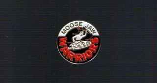 Old Moose Jaw Warriors Logo,  Whl Junior Hockey Pin