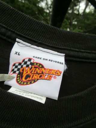 Dale Jarrett 88 NASCAR UPS Robert Yates Racing T - Shirt Size XL Winners Circle 3