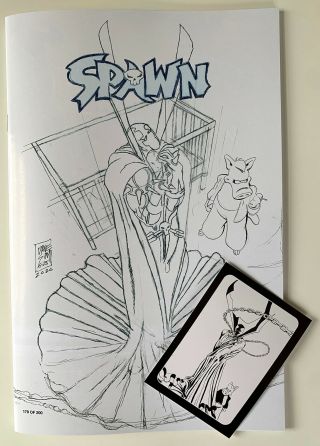 Spawn 10 Remastered Cerebus 200 Copies Sketch Variant Todd Mcfarlane Dave Sim
