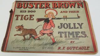 1905 Buster Brown,  His Dog Tige And Their Jolly Times Comic - 1906