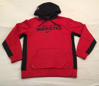Men’s Nike Therma - Fit Ohio State Buckeyes Hoodie Sweatshirt Size Adult Small Osu
