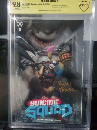 Suicide Squad 1 Signed By Ryan Brown 9.  8 Cbcs