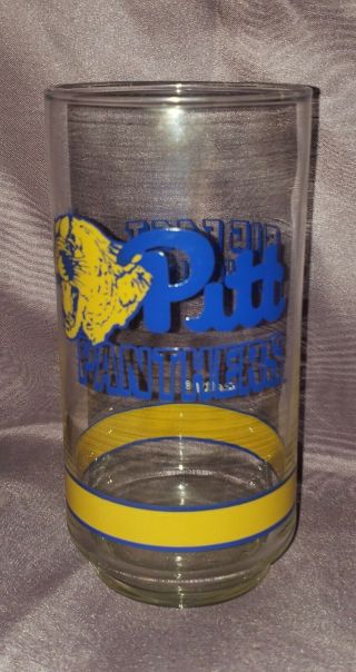 Vintage Pittsburgh Panthers Pitt Getty Big East Basketball Glass