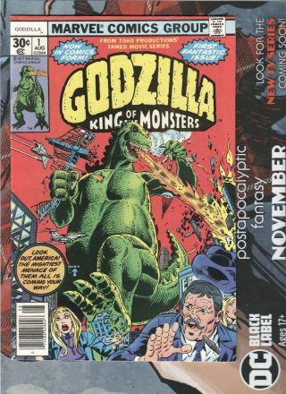 Godzilla 1 Marvel Comics 1977 Very Fine Plus / Near Minus
