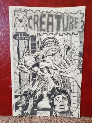 The Creature Carl Comics No.  1 1977 Carl Taylor Dave Stevens Rare