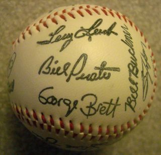 1988 - 89 Kansas City Royals Baseball With 25 Printed Autographs/signatures