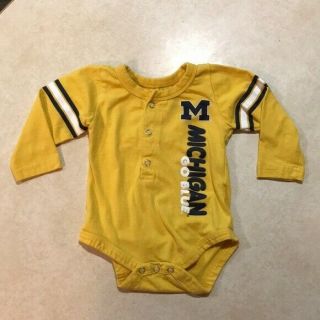 Michigan Wolverines " Go Blue " Baby 