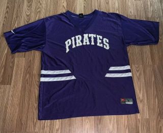 Nike East Carolina University Ecu Pirates Jersey Size Large Purple